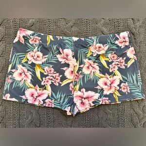 Floral Print Swim Shorts